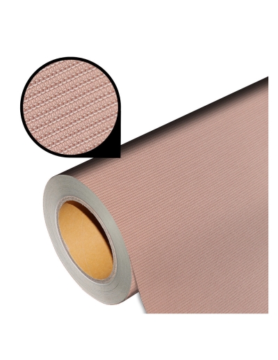 Flex foil with metallic fabric structure